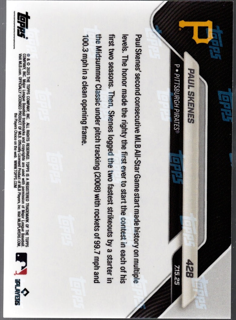 2025-topps-now-paul-skenes-428-red-foil-5-pittsburgh-pirates-baseball-card