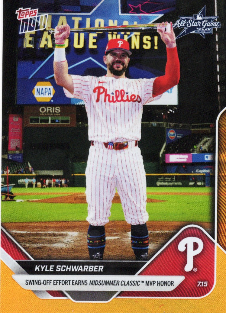 2025-topps-now-kyle-schwarber-434-orange-foil-25-philadelphia-phillies-baseball-card