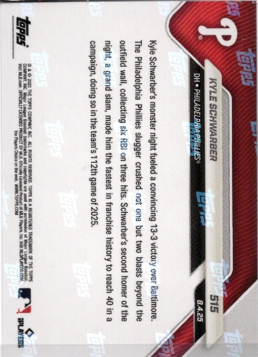 2025-topps-now-kyle-schwarber-515-orange-foil-25-philadelphia-phillies-baseball-card