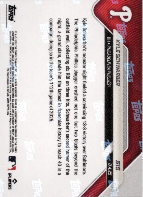 2025-topps-now-kyle-schwarber-515-gold-foil-50-philadelphia-phillies-baseball-card
