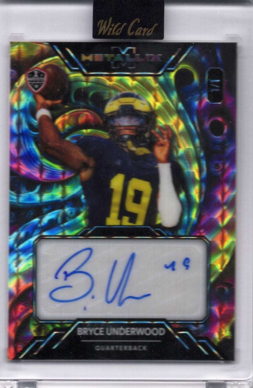 2025-wild-card-metallix-bryce-underwood-wmfabu-rainbow-autofractal-auto-1-1-michigan-wolverines-rookie-rc-football-card