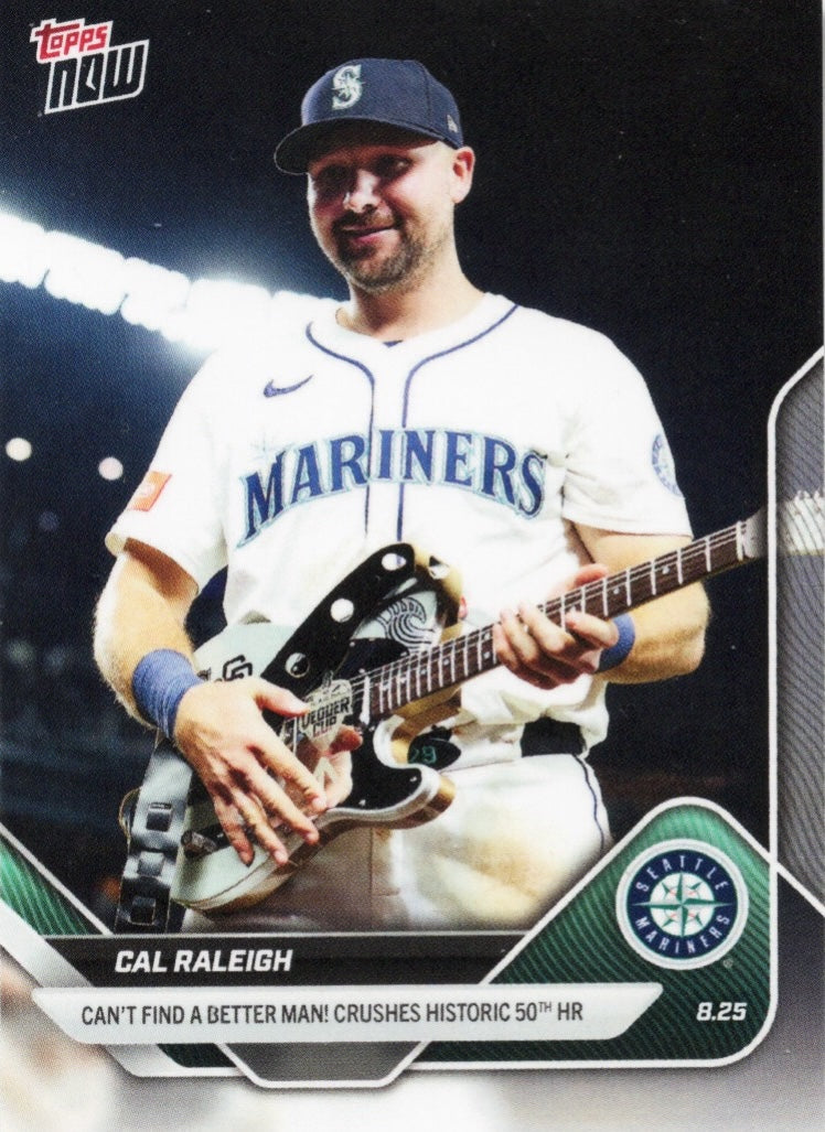 2025-topps-now-cal-raleigh-609sp-seattle-mariners-baseball-card