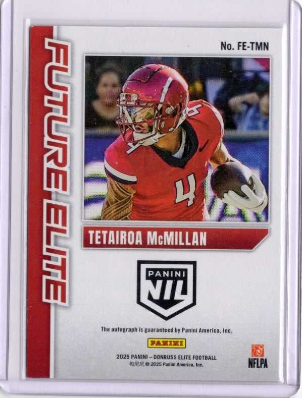 2025-panini-donruss-elite-tetairoa-mcmillan-fetmn-future-elite-auto-149-rookie-rc-football-card