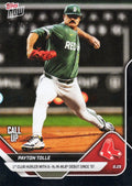 2025-topps-now-payton-tolle-626-black-foil-10-boston-red-sox-rookie-rc-baseball-card