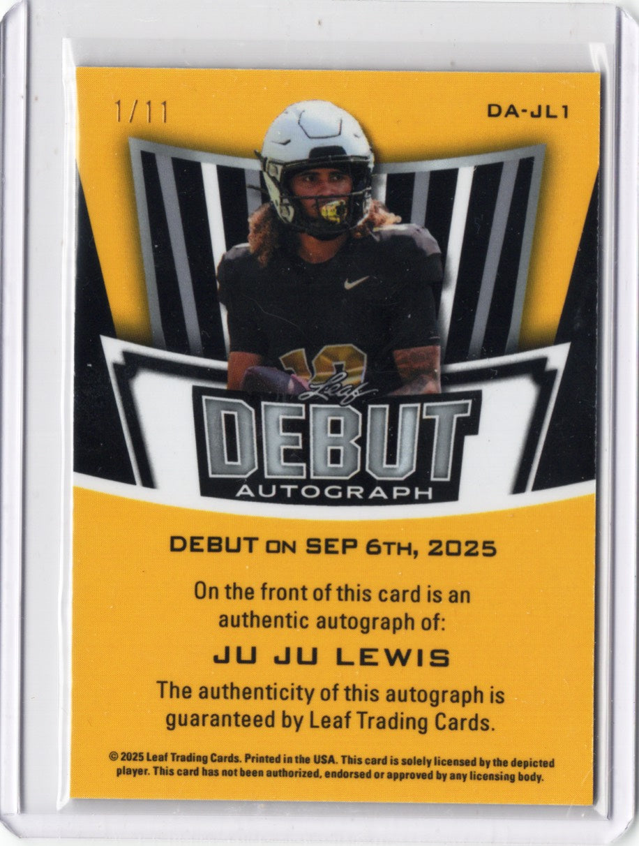 2025-leaf-metal-juju-lewis-dajl1-debut-auto-11-colorado-buffaloes-rookie-rc-football-card