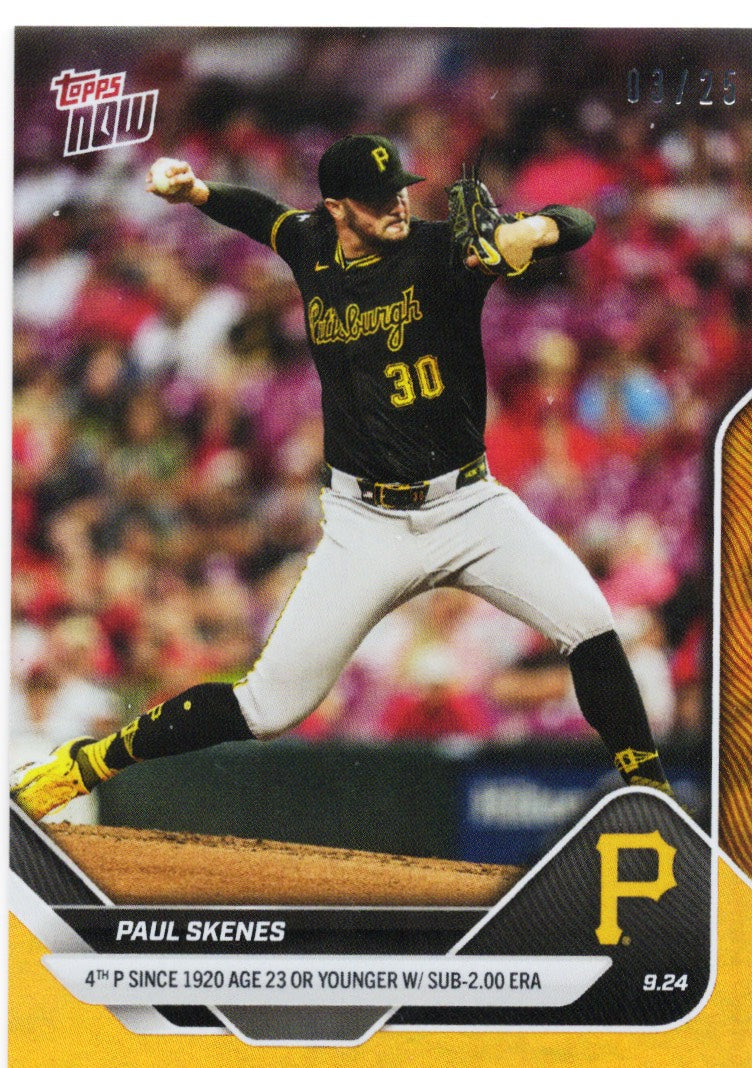 2025-topps-now-paul-skenes-763-orange-foil-50-pittsburgh-pirates-baseball-card