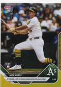 2025-topps-now-nick-kurtz-787-gold-foil-50-athletics-rookie-rc-baseball-card