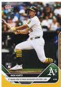 2025-topps-now-nick-kurtz-787-orange-foil-25-athletics-rookie-rc-baseball-card