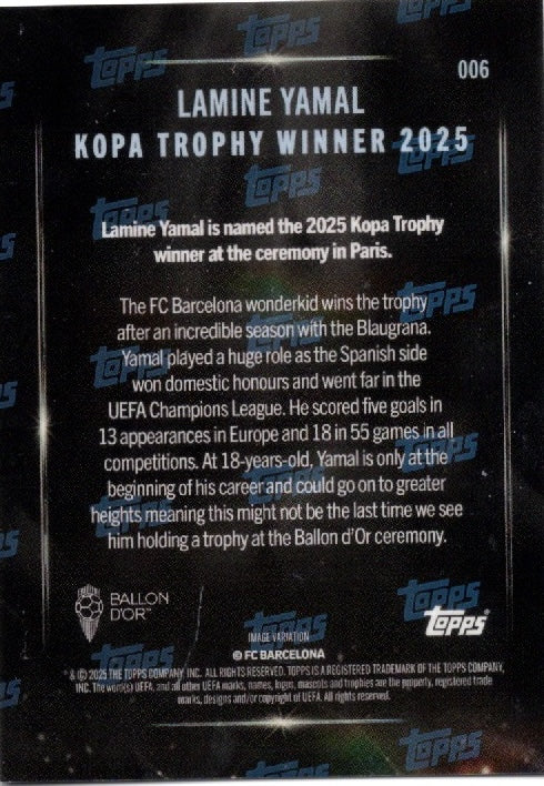 2025-topps-now-lamine-yamal-006-image-variation-kopa-trophy-winner-soccer-card