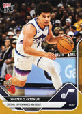 2025-topps-now-walter-clayton-jr-16-orange-foil-25-utah-jazz-rookie-rc-basketball-card