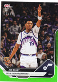 2025-topps-now-ace-bailey-9-green-foil-99-utah-jazz-rookie-rc-basketball-card