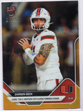 2025-topps-bowman-u-now-carson-beck-63-orange-foil-25-miami-hurricanes-rookie-rc-football-card