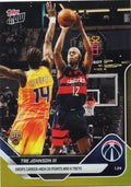 2025-topps-now-tre-johnson-140-gold-foil-50-washington-wizards-rookie-rc-basketball-card