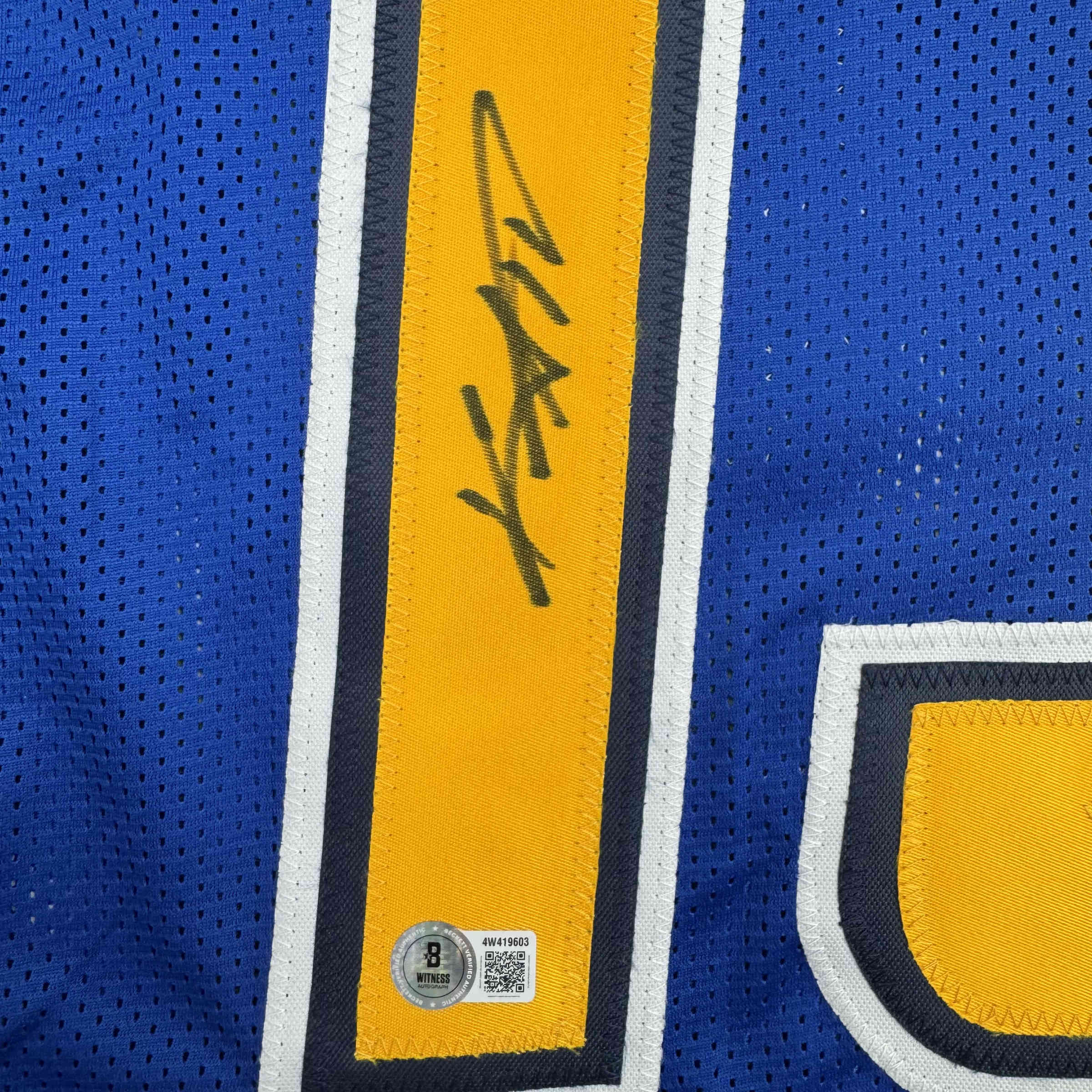 autographed-signed-keenan-allen-los-angeles-la-color-rush-blue-football-jersey-beckett-bas-coa