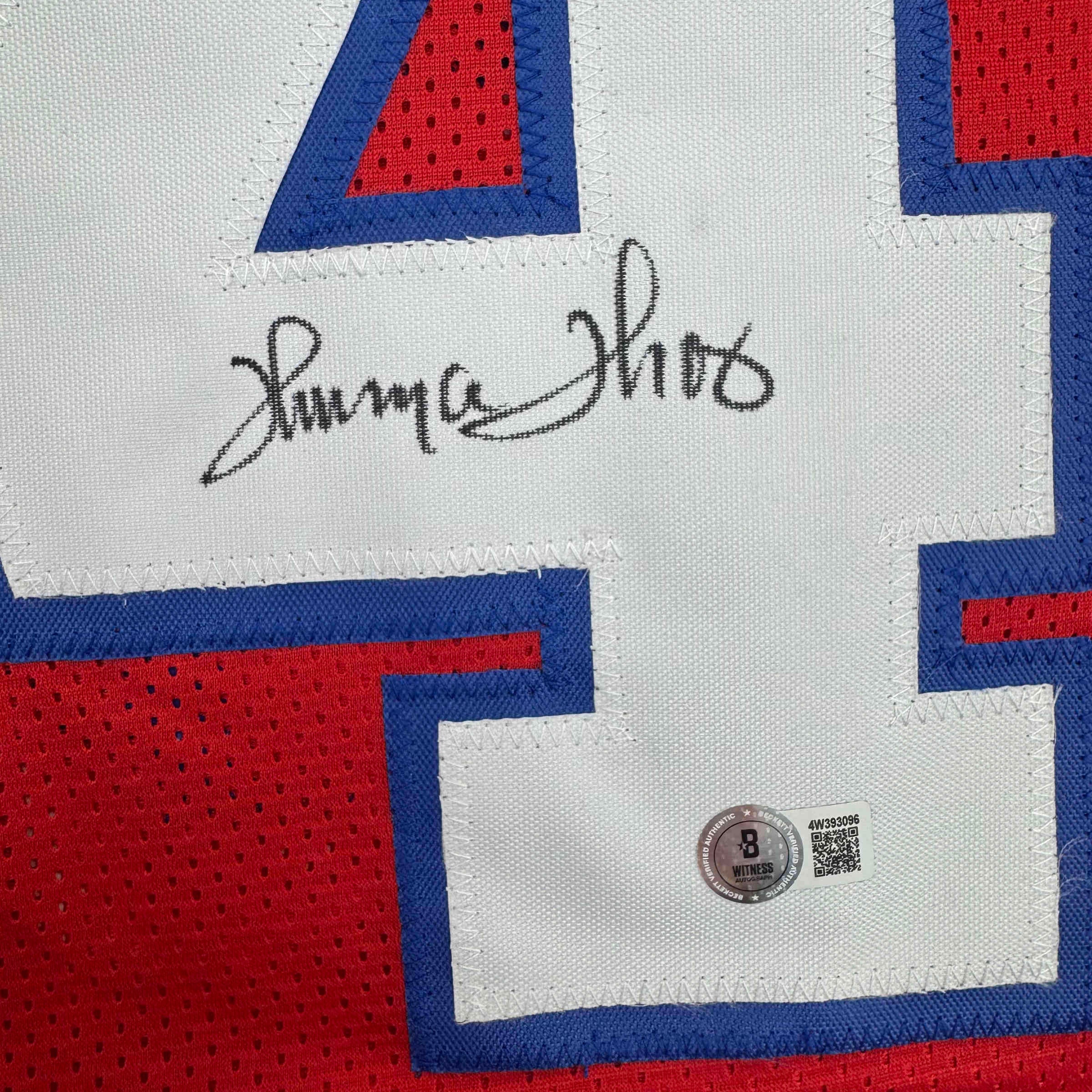 autographed-signed-thurman-thomas-buffalo-red-football-jersey-jsa-coa