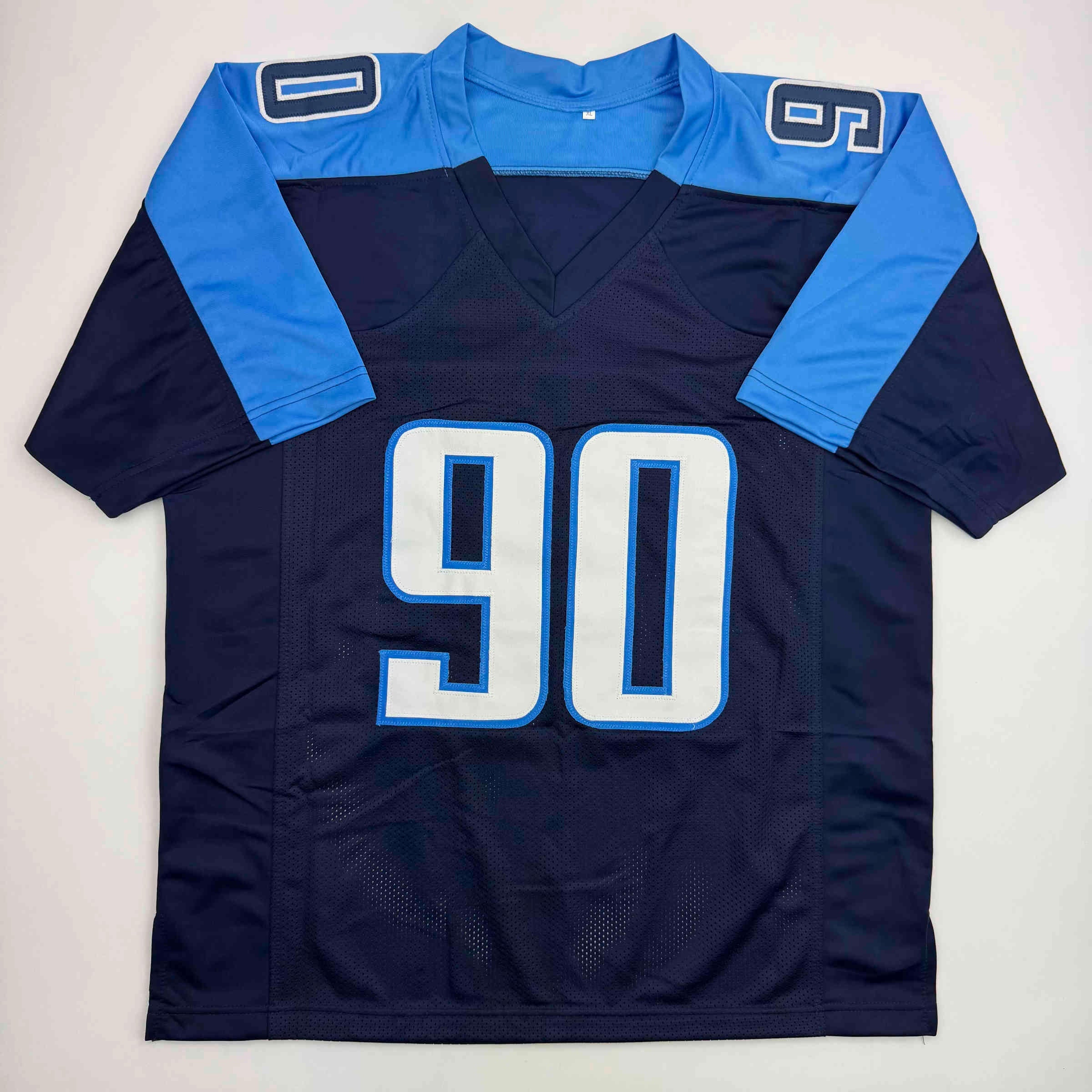 autographed-signed-jevon-kearse-tennessee-dark-blue-football-jersey-jsa-coa