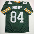 autographed-signed-sterling-sharpe-green-bay-green-football-jersey-beckett-bas-coa