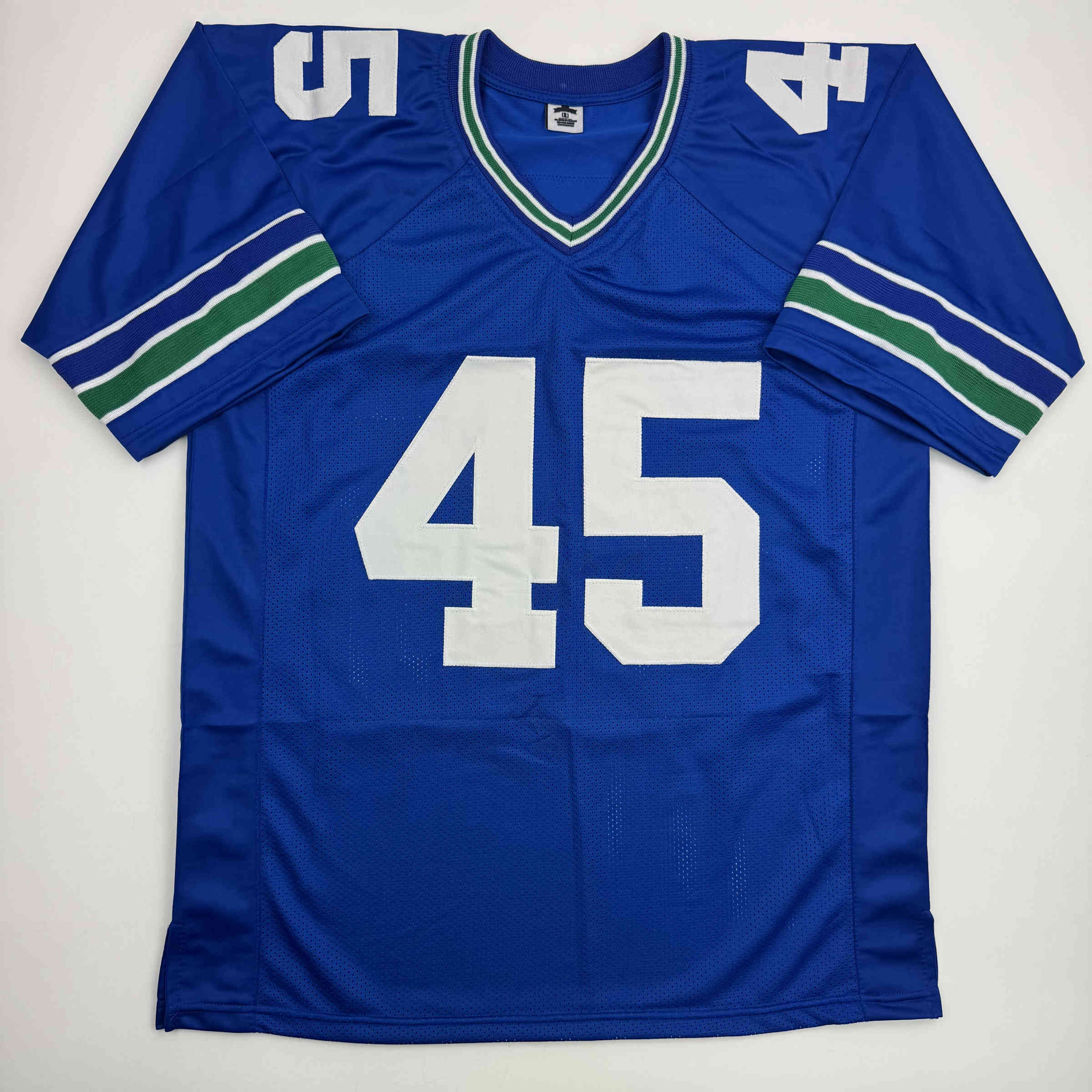 autographed-signed-kenny-easley-hof-17-seattle-blue-football-jersey-jsa-coa