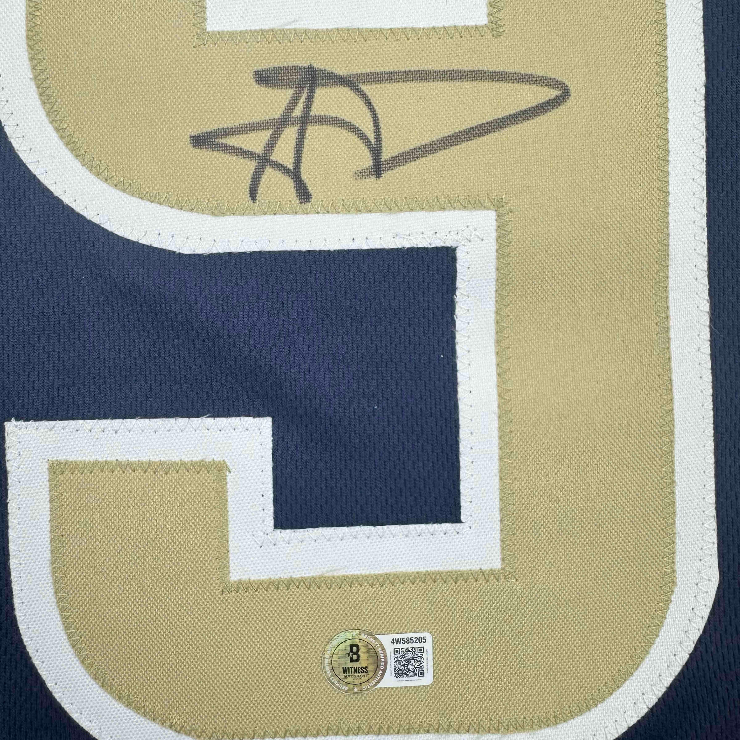 autographed-signed-aaron-donald-los-angeles-la-dark-blue-football-jersey-jsa-coa