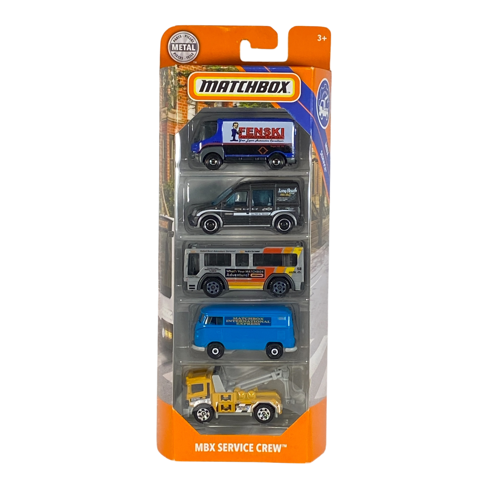 Matchbox MBX Service Crew 5 Pack Vehicles