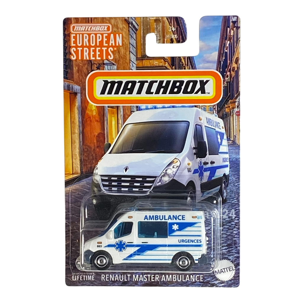 Matchbox Renault Master Ambulance | European Streets Series