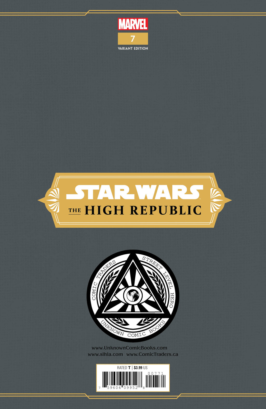 Star Wars High Republic #8 Unknown Comics Marco Turini Exclusive Virgin Var (08/11/2021)