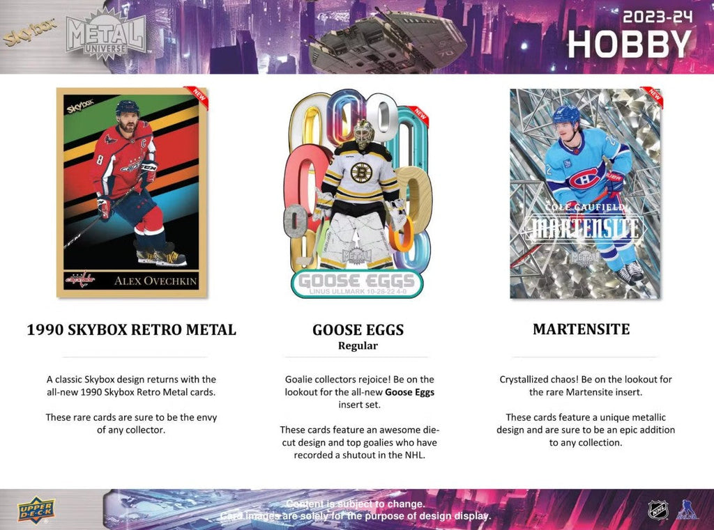 2023-24-upper-deck-skybox-metal-universe-hockey-hobby-box