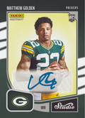 2025-panini-instant-nfl-matthew-golden-sr21-studio-rookies-auto-99-green-bay-packers-rookie-rc-football-card