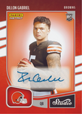 2025-panini-instant-nfl-dillon-gabriel-sr6-studio-rookies-auto-99-cleveland-browns-rookie-rc-football-card