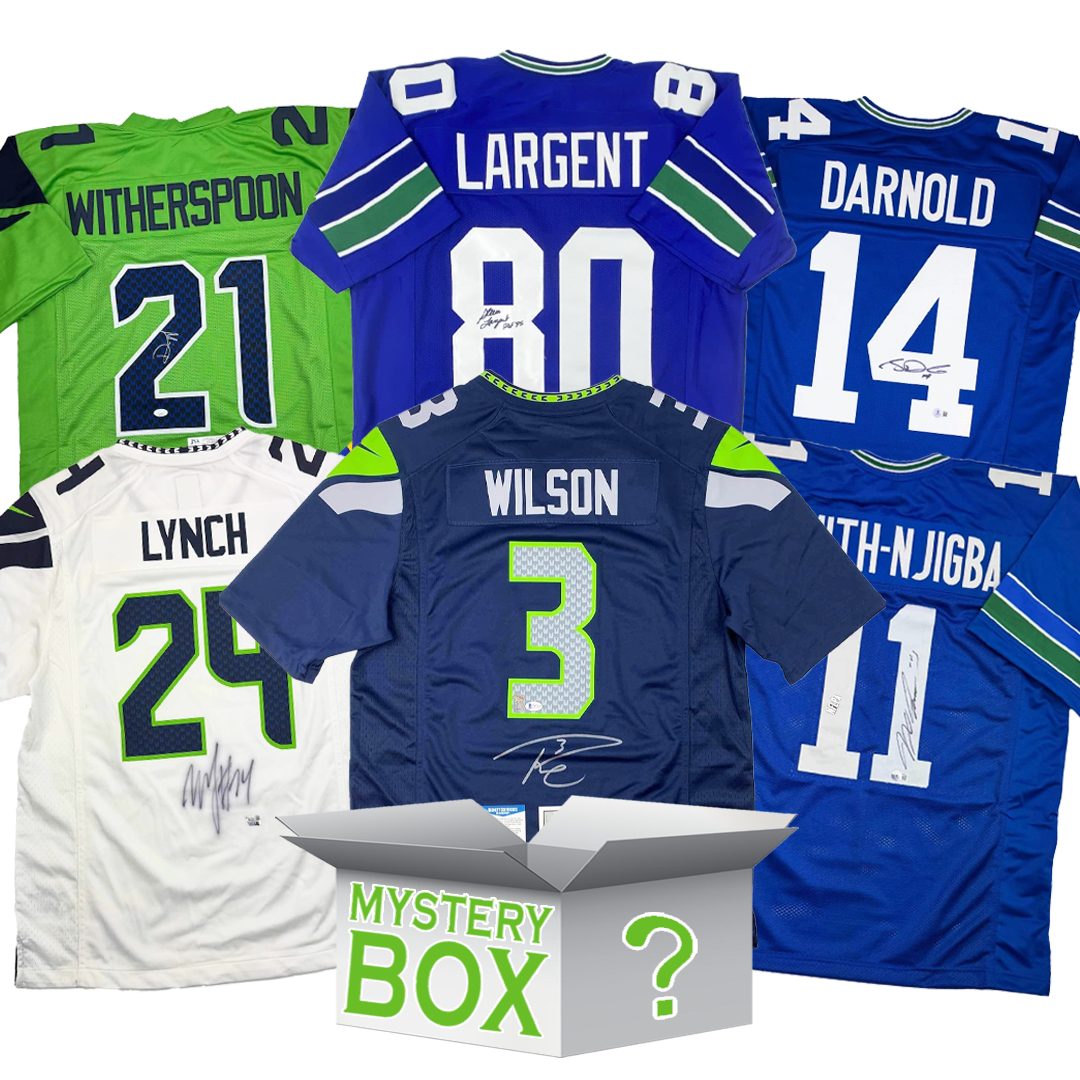 autographed-signed-seattle-football-jersey-mystery-box-with-psa-jsa-or-beckett-coa