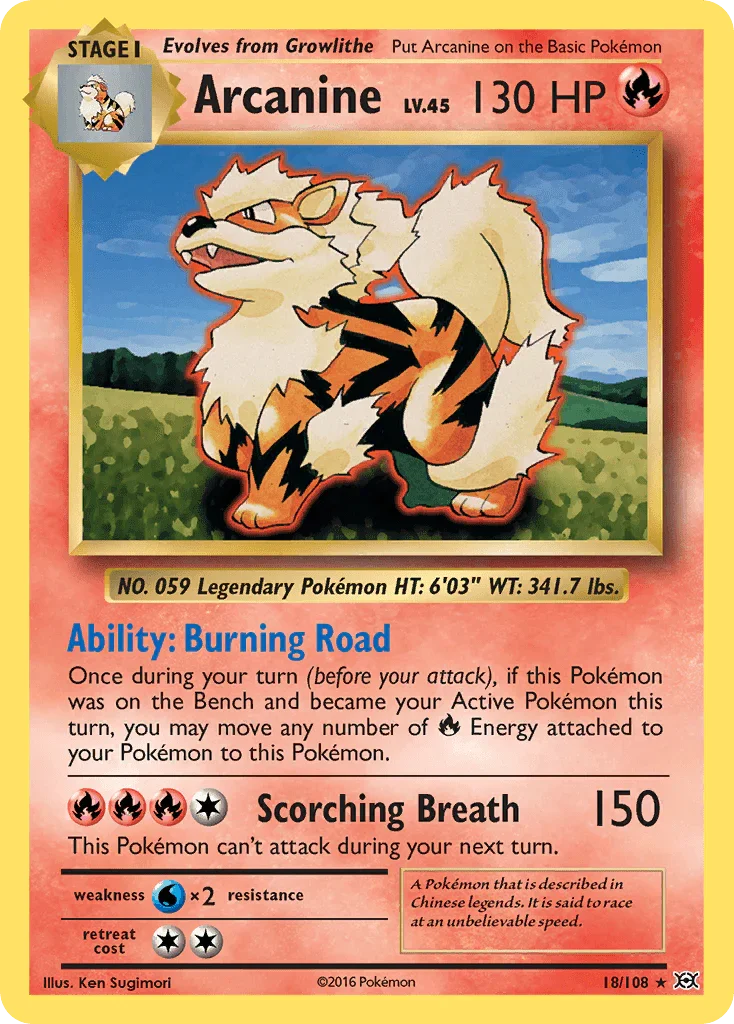 arcanine-18-108-xy-evolutions
