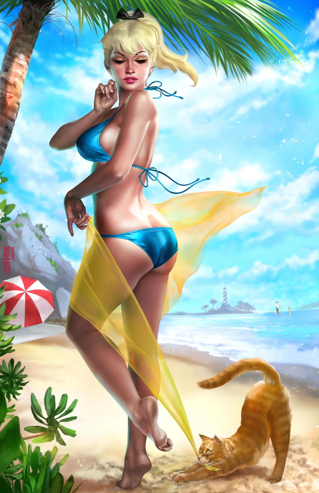 betty-veronica-summer-spectacular-1-josh-burns-exclusive-betty-coppertone-homage-virgin-variant-a-b-c-set-archie