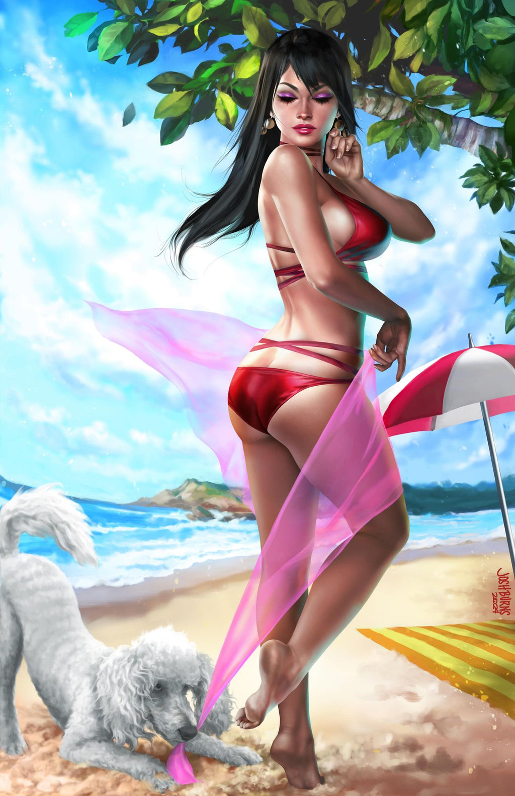 betty-veronica-summer-spectacular-1-josh-burns-exclusive-veronica-coppertone-homage-virgin-variant-a-b-c-set-archie