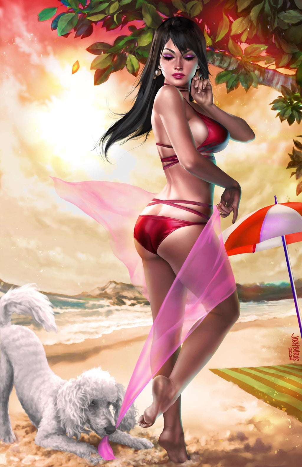 betty-veronica-summer-spectacular-1-josh-burns-exclusive-veronica-coppertone-homage-virgin-variant-a-b-c-set-archie