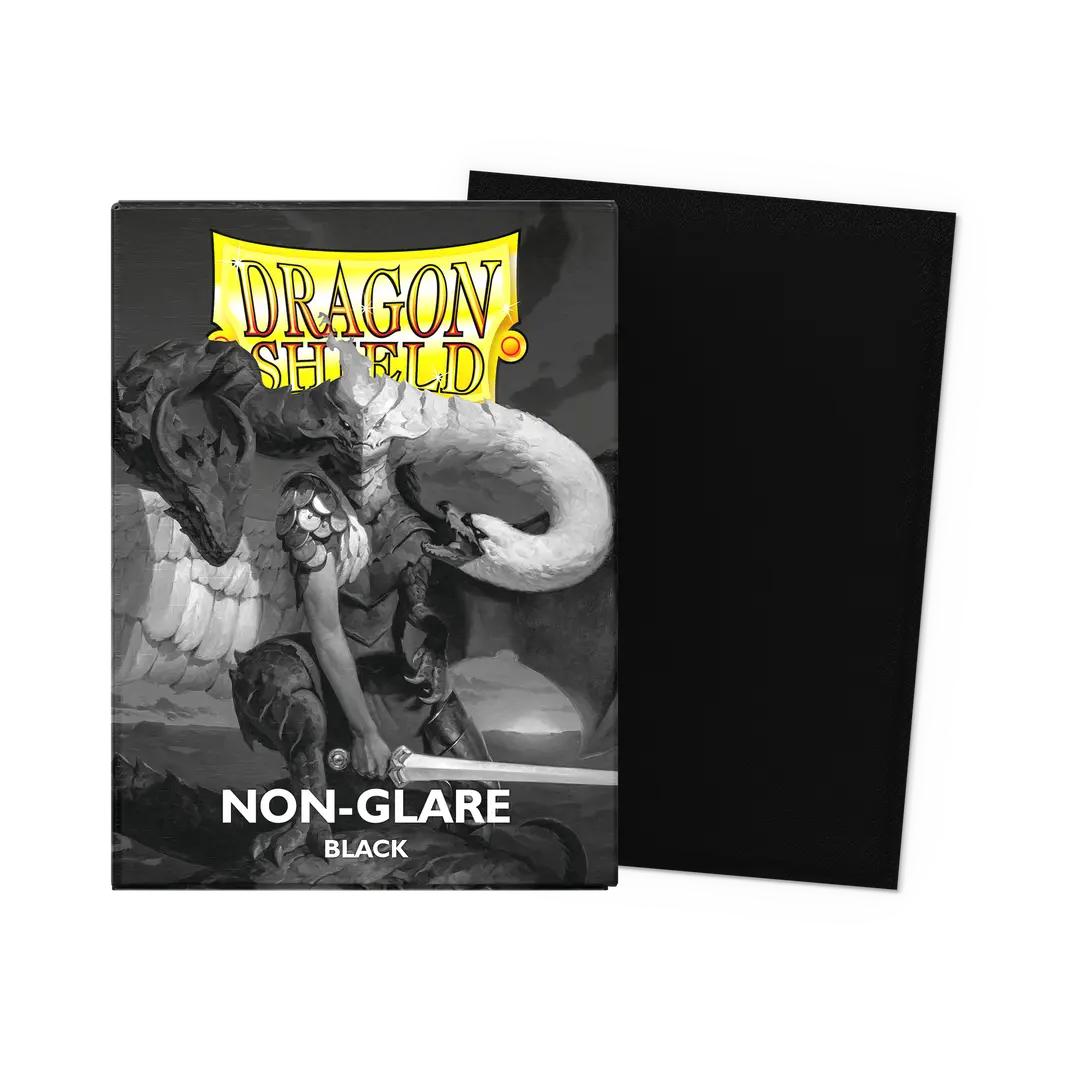 black-non-glare-matte-sleeves-standard-size