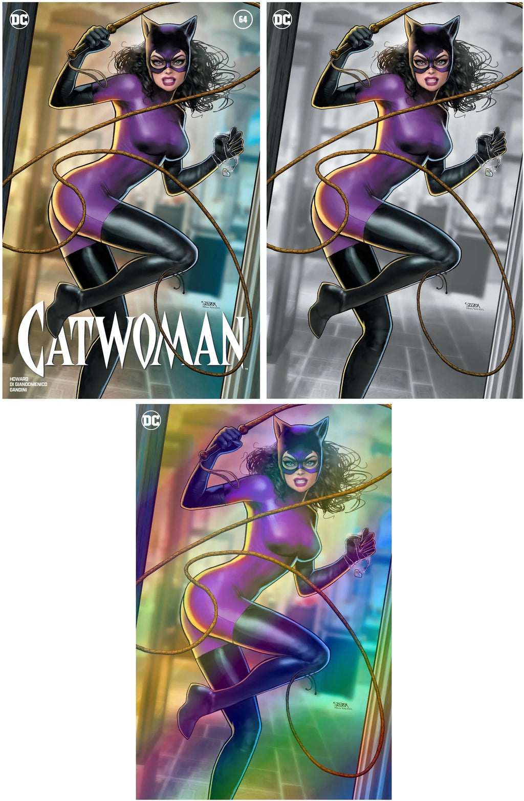 catwoman-64-nathan-szerdy-exclusive-trade-virgin-foil-variant-set2024-dc-comics