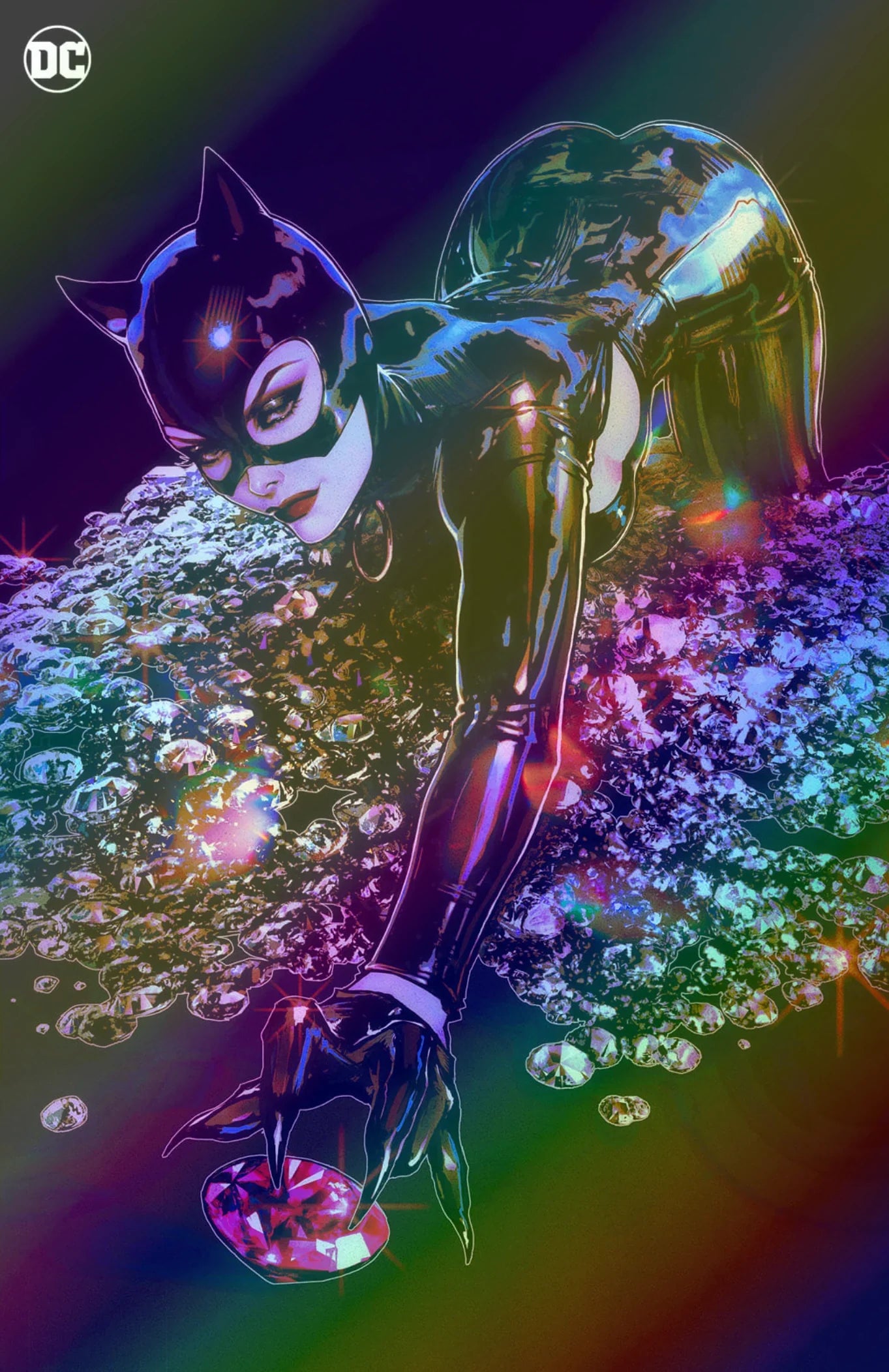 catwoman-64-sozomaika-exclusive-c2e2-foil-variant2024-comic-book-dc-comics