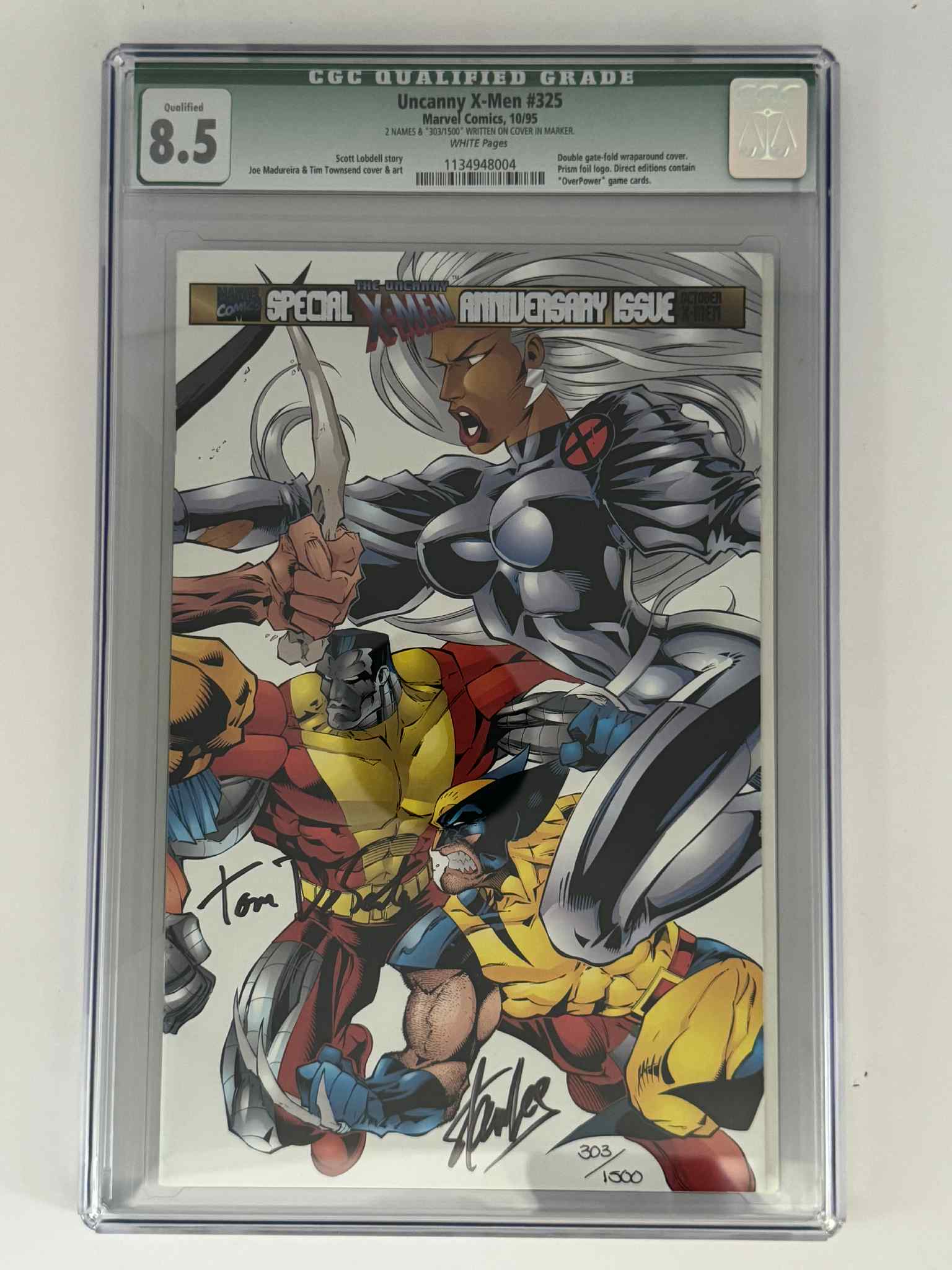 double-signed-by-stan-lee-tom-desanto-uncanny-x-men-325-cgc-8-5-green-label-exclusive-var
