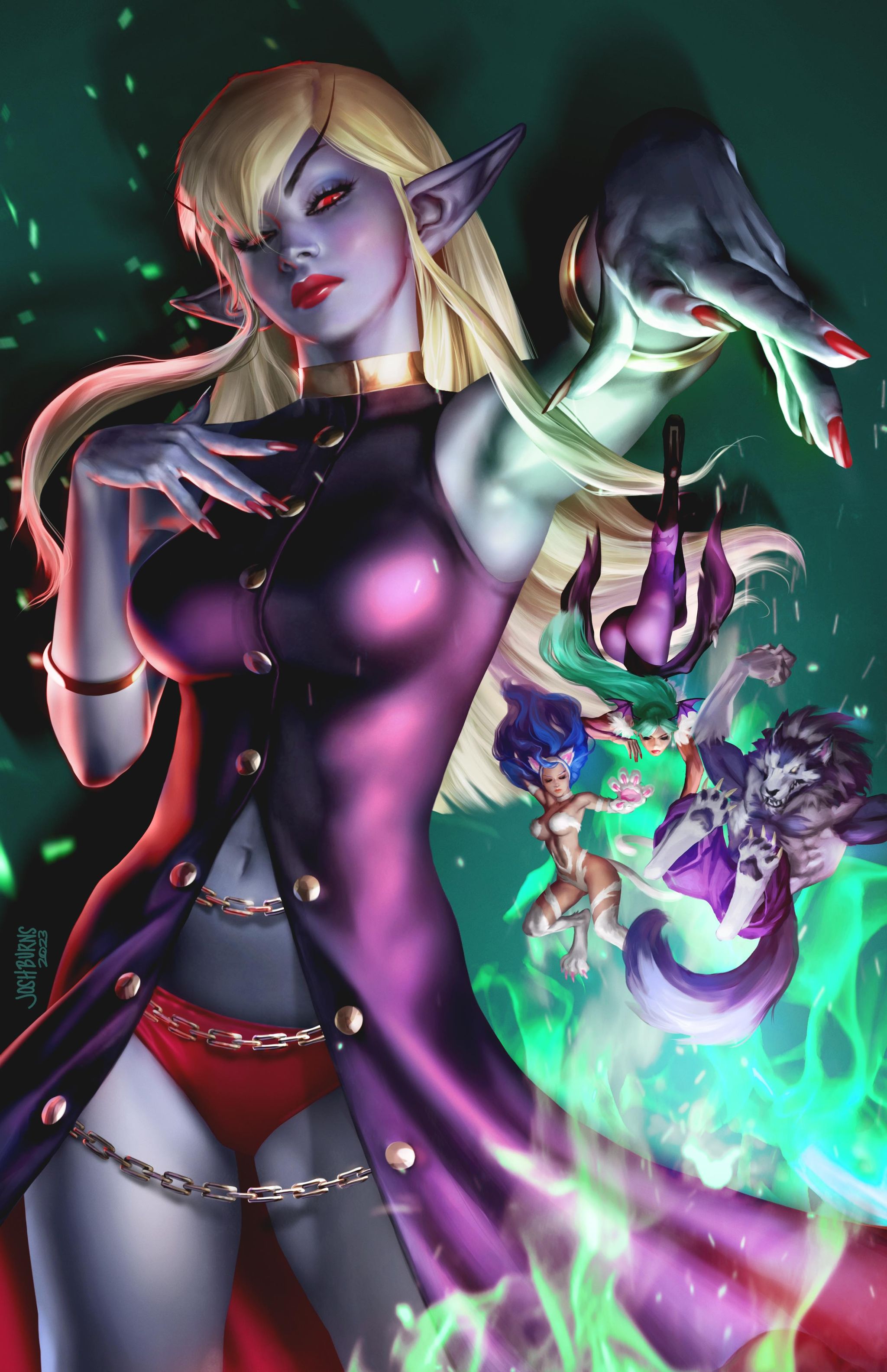 darkstalkers-jedah-1-josh-burns-exclusive-virgin-variant-b2024-comic-book