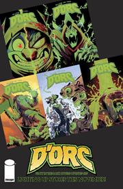 D’ORC #1–5 Glow in the D’ORC five-comic variant bundle — official Lunar image