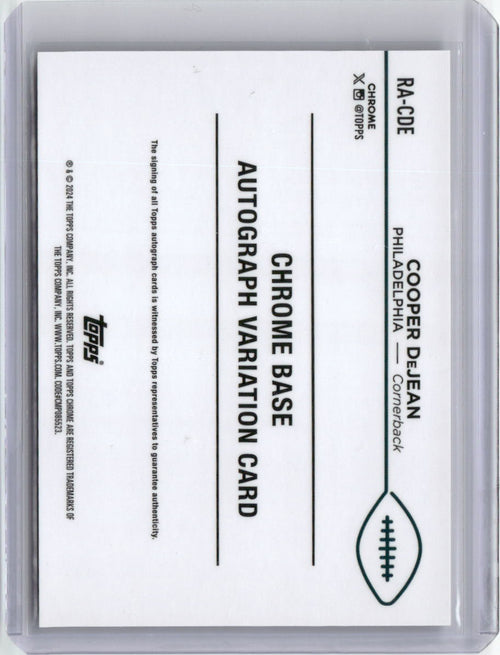 2024-topps-chrome-silver-refractor-cooper-dejean-ra-cde-auto-rookie-rc-football-card