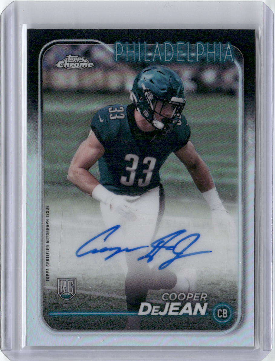 2024-topps-chrome-silver-refractor-cooper-dejean-ra-cde-auto-rookie-rc-football-card