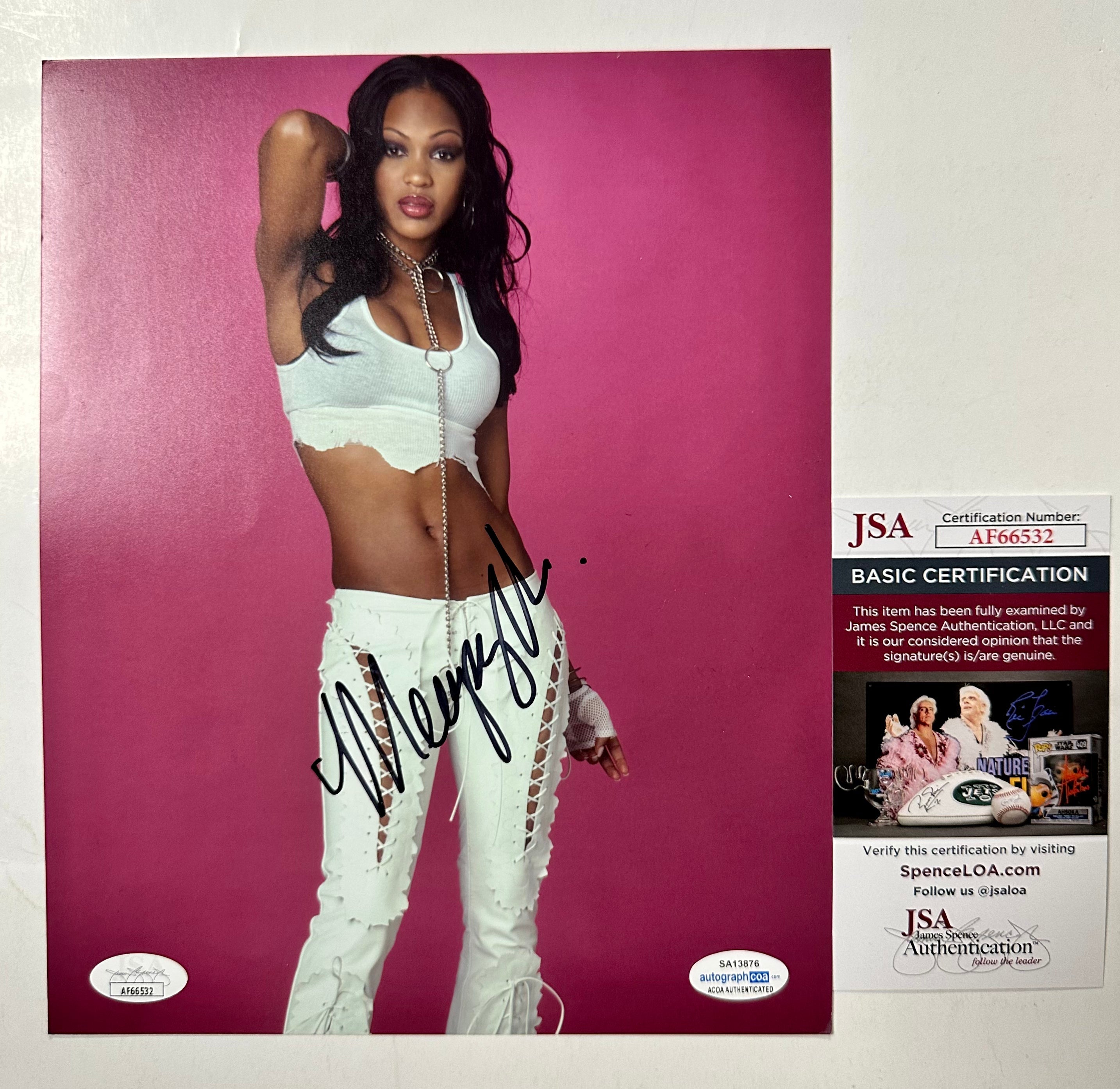 Meagan Good Signed 8x10 Photo W/ JSA COA Think Like A Man Shazam You Got Served