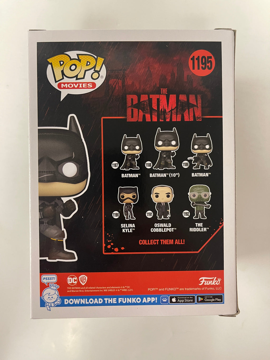 Funko Pop! DC Heroes Batman (Battle Damage) #1195 Hot Topic 2022 Exclusive
