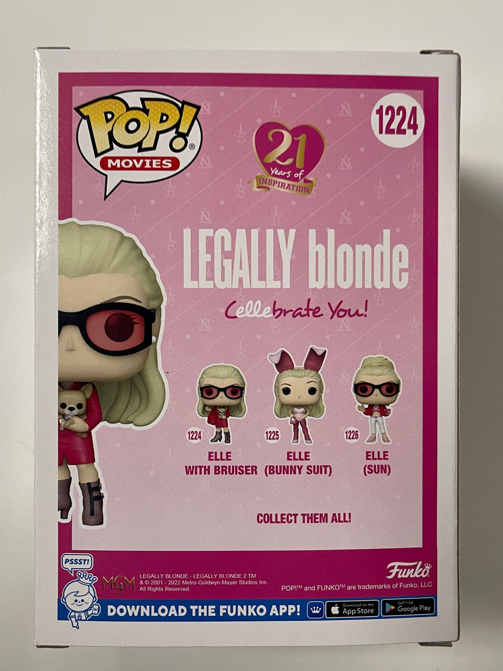 Funko Pop! Movies Elle Woods W/ Bruiser The Chihuahua #1224 Legally Blonde 2022