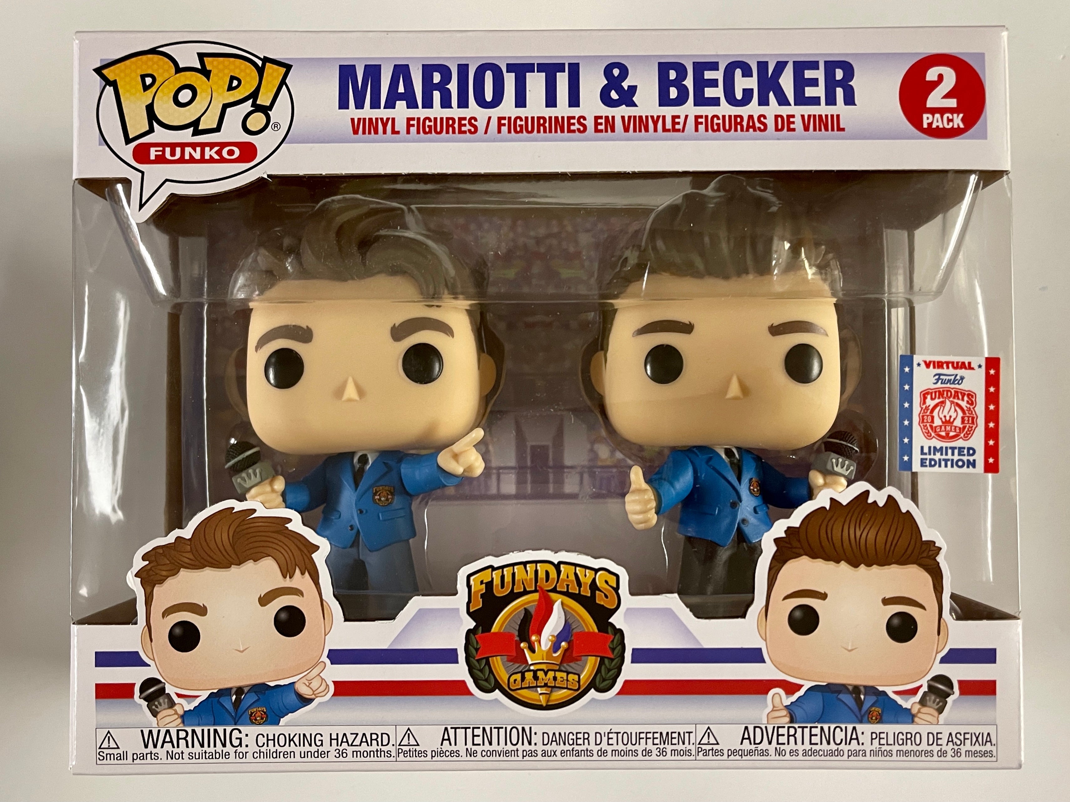 Funko Pop! Brian Mariotti and Mike Becker 2-Pack Box Of Fun Days Games Exclusive