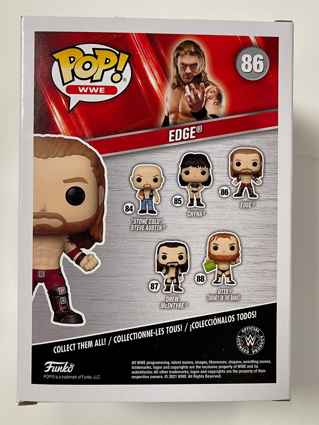 Funko Pop! WWE Edge #86 Wrestling 2021 Rated R Superstar Spear