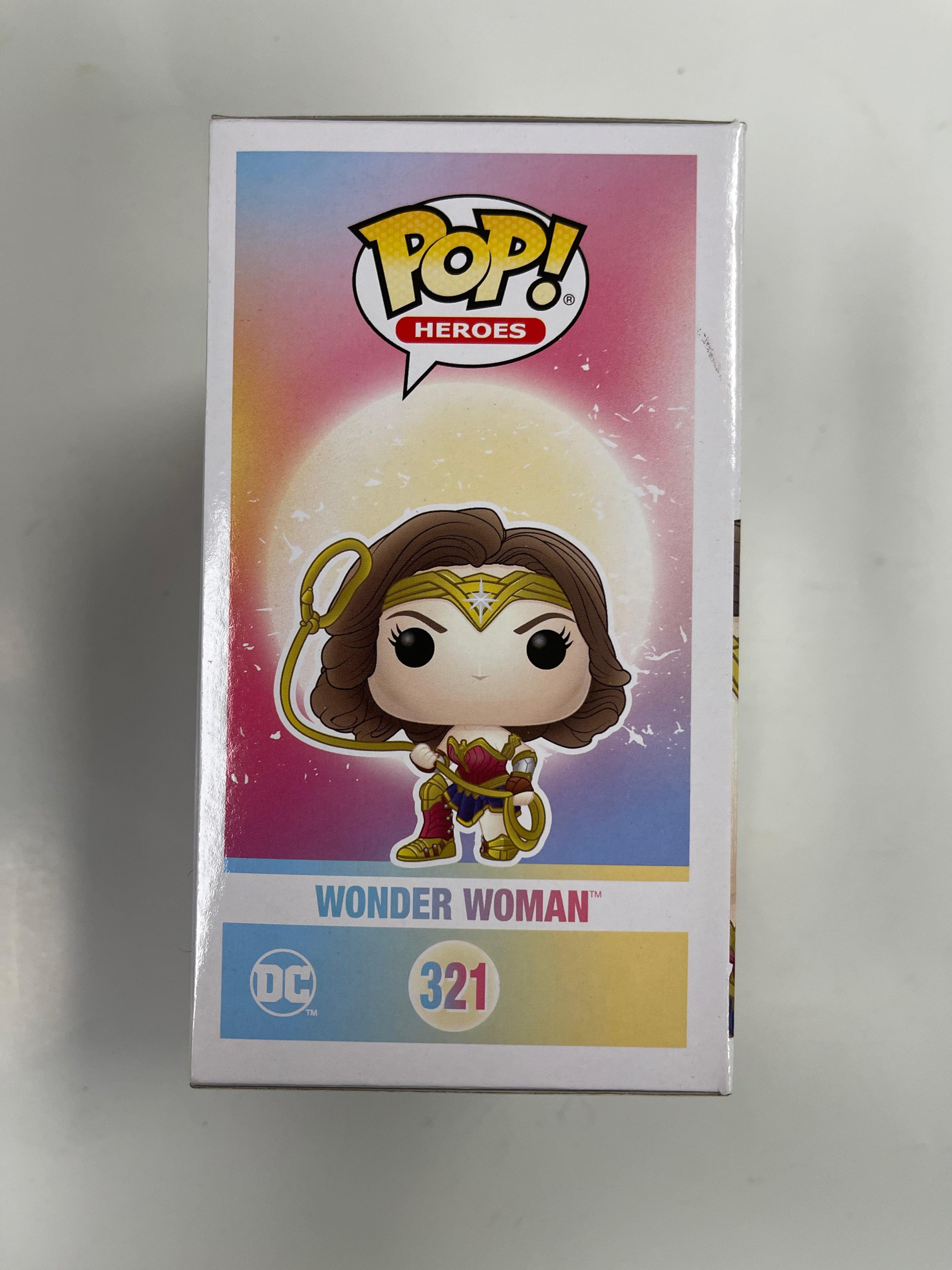 Funko Pop! DC Heroes Metallic Wonder Woman Throwing Lasso #321 WW84 2020