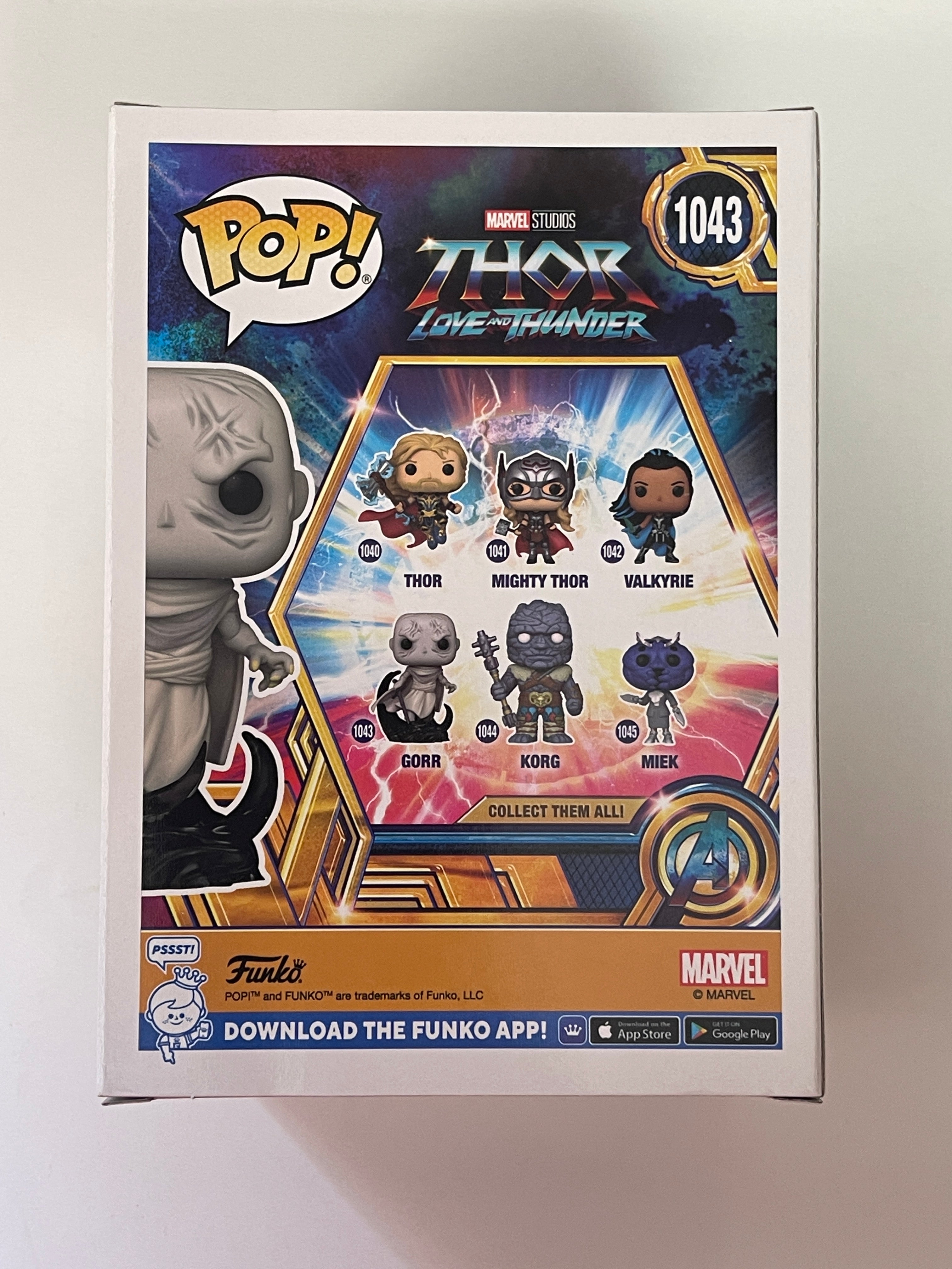 Funko Pop! Marvel Gorr The God Butcher #1043 Thor Love And Thunder 2022