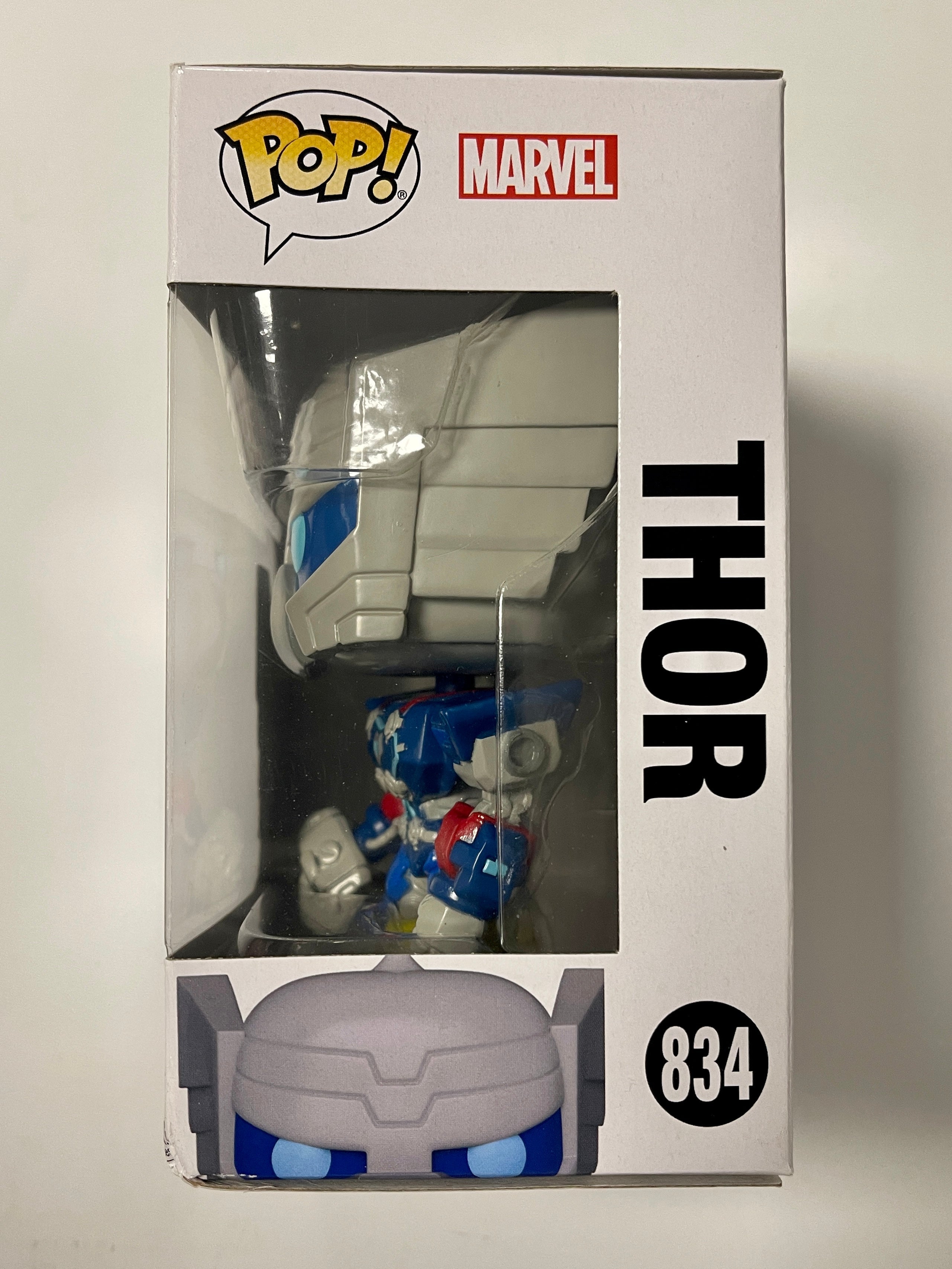 Funko Pop! Marvel Thor #834 Avengers MechStrike 2021 Box Dmg